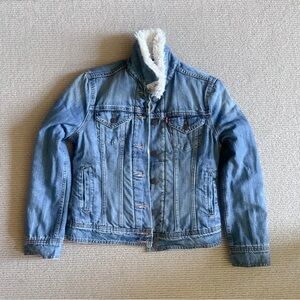 Levi's Denim Trucker Sherpa Jacket, SM